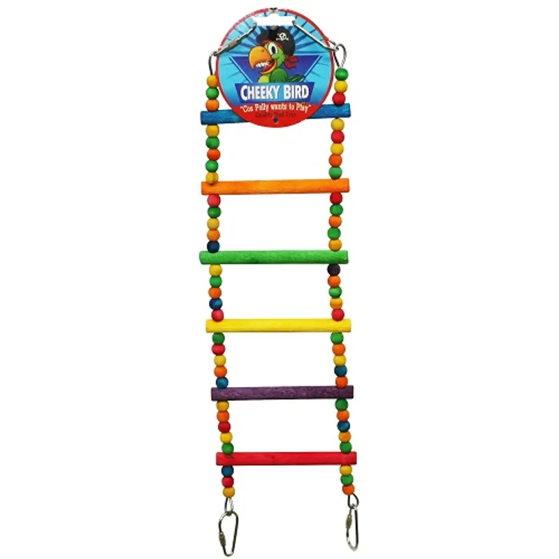 Cheeky Bird 6 Step Ladder With Beads