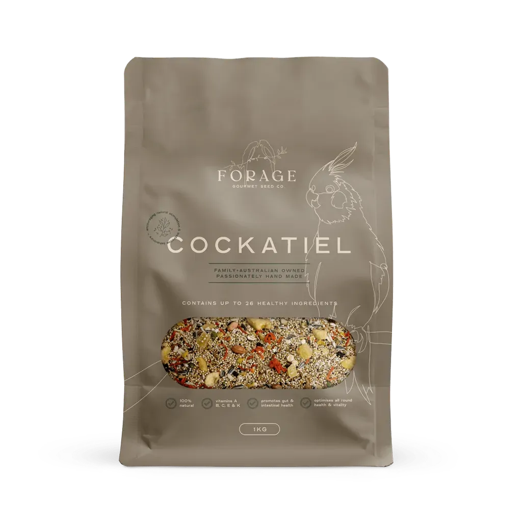 Forage Gourmet Cockatiel 1Kg - Macaw And Friends