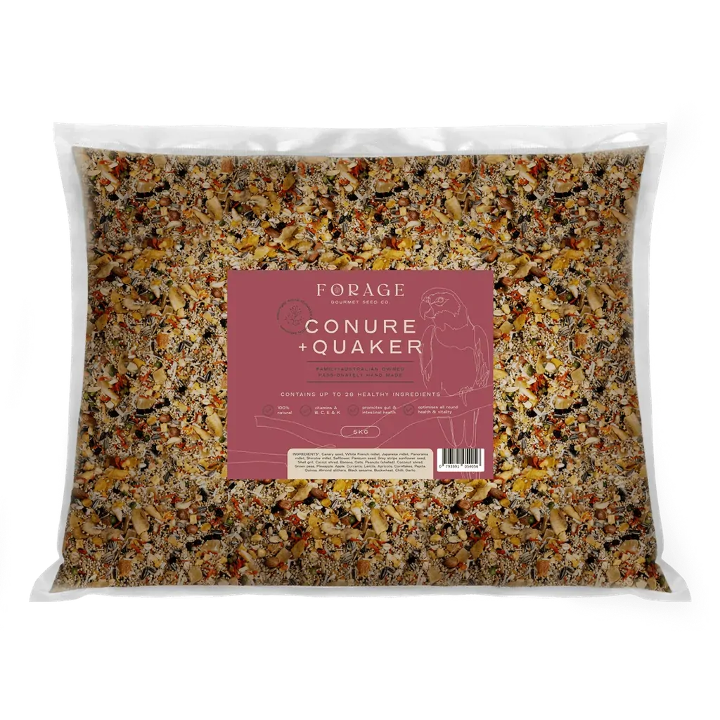 Forage Gourmet Conure & Quaker 5Kg - Macaw And Friends
