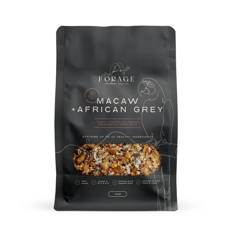 Forage Gourmet Macaw & African Grey 1Kg - Macaw And Friends