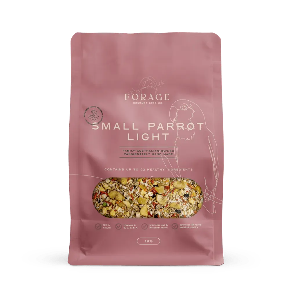 Forage Gourmet Small Parrot Light 1kg - Macaw And Friends
