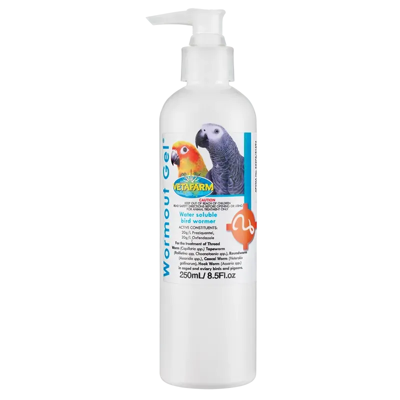 Vetafarm Wormout Gel 250Ml
