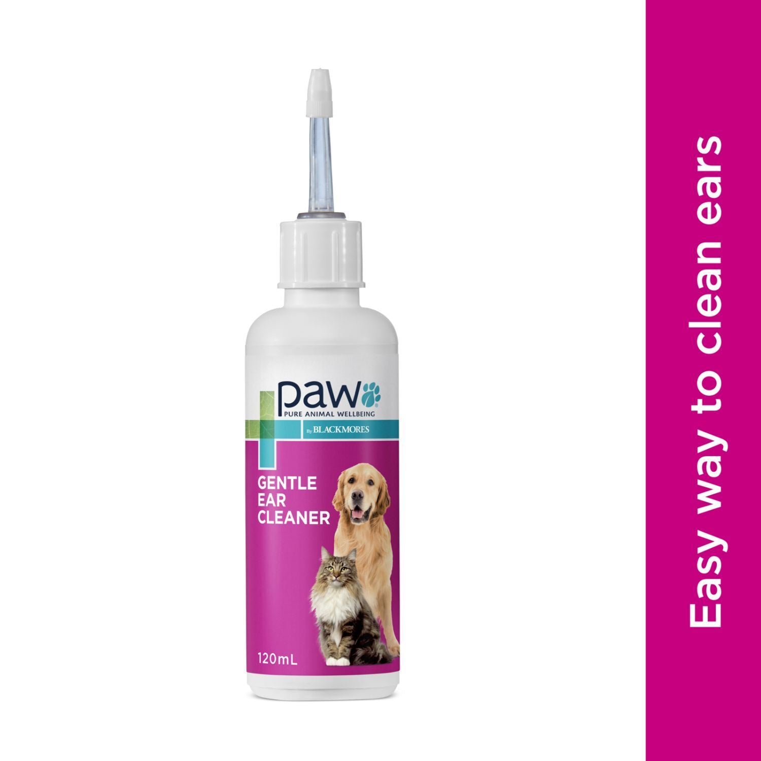 Paw Gentle Ear Cleaner for Cats and Dogs 120ml - Macaw And Friends