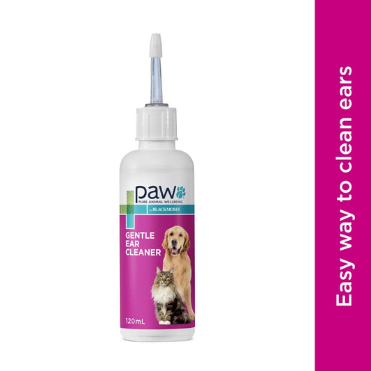 Paw Gentle Ear Cleaner for Cats and Dogs 120ml - Macaw And Friends