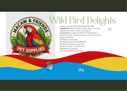 Macaw and Friends Natural Bird Seed Blend