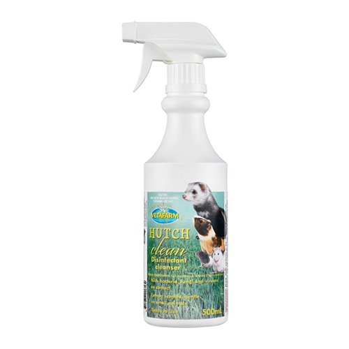 Vetafarm Hutch Clean 500ml by Macaw And Friends, eco-friendly disinfectant for bird cages and hutch cleaning.