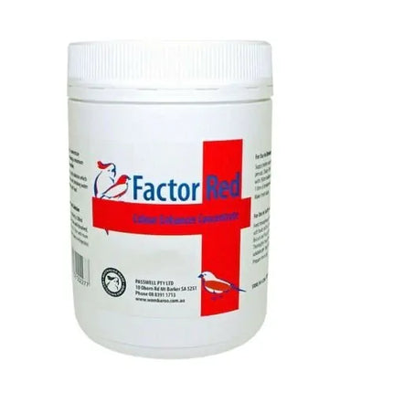 Passwell Factor Red 25G bird cage accessory from Macaw And Friends, designed for bird health and enrichment.