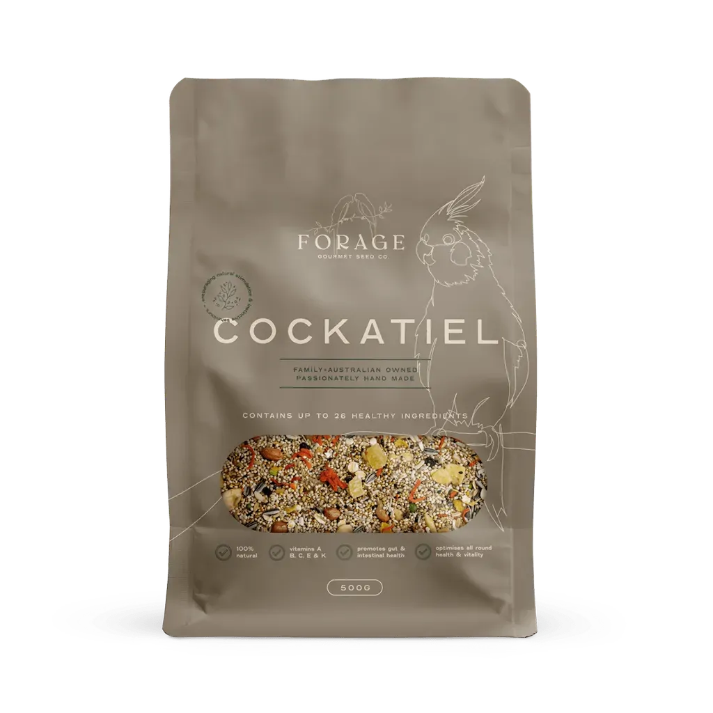 Forage Gourmet Cockatiel 500G - Macaw And Friends