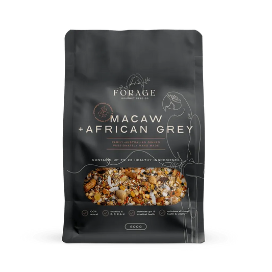 Forage Gourmet Macaw & African Grey 500G - Macaw And Friends