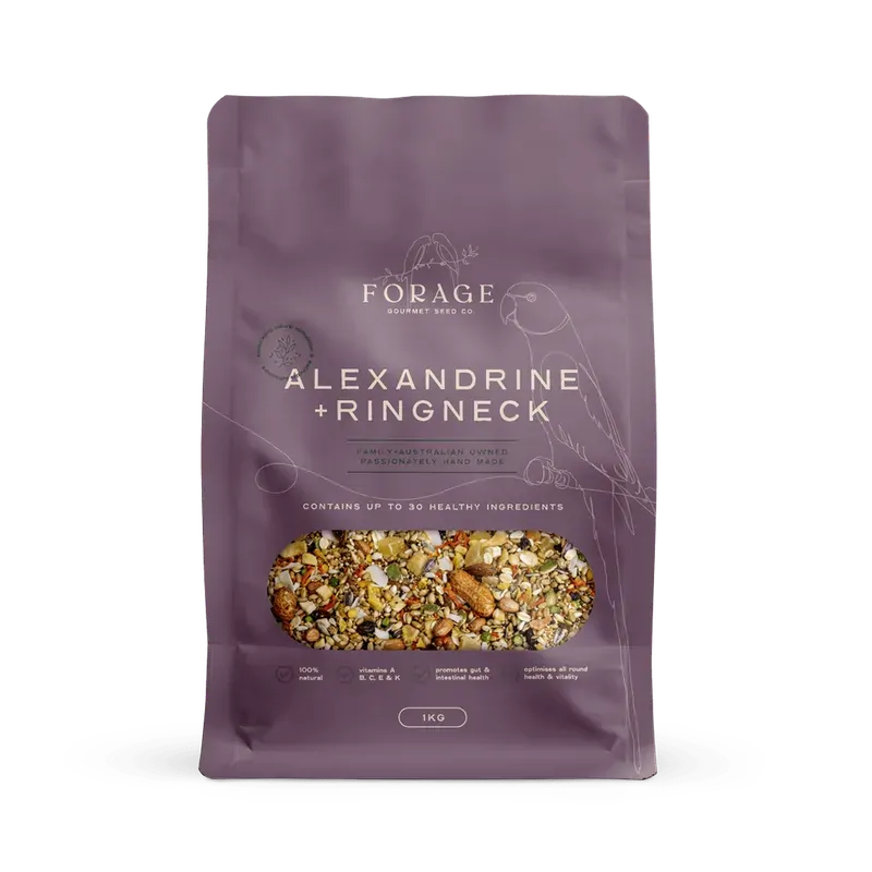 Forage Gourmet Ringneck & Alexandrine 1Kg - Macaw And Friends