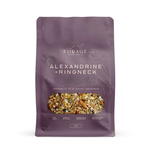Forage Gourmet Ringneck & Alexandrine 1Kg - Macaw And Friends