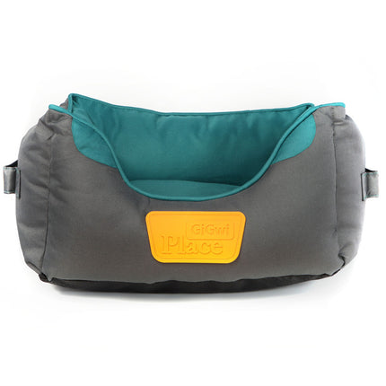GiGwi – Bolster Bed – Green/Grey