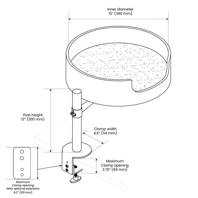 Desk Nest Cat Bed - The Purrfect Cat Bed for Your Desk - Macaw And Friends