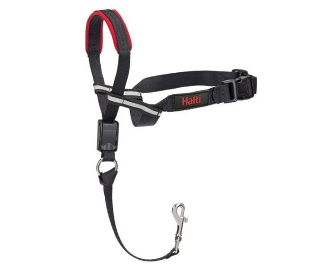 Company of Animals Halti Optifit headcollar for dogs, featuring adjustable straps and soft padding for comfortable control.