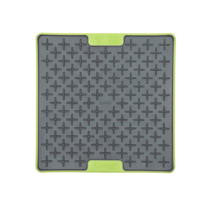 LickiMat Buddy Tuff slow food bowl by Macaw And Friends with textured silicone surface for pet feeding and enrichment.