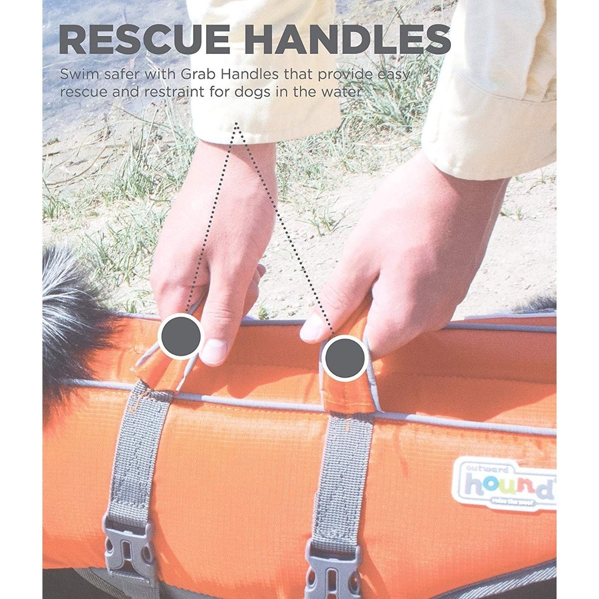 Outward Hound "Granby Splash" Life Jacket for Dogs - Macaw And Friends