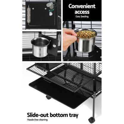 i.Pet Bird Cage 173cm Large Aviary - Macaw And Friends