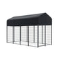 i.Pet Dog Kennel Extra Large House Outdoor Playpen Pet Puppy Metal Backyard - Macaw And Friends