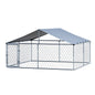i.Pet Dog Kennel Large House XXL Pet Run Cage Puppy Outdoor Enclosure With Roof - Macaw And Friends