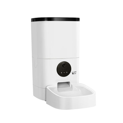 Macaw and Friends i.Pet automatic pet feeder with 6L capacity, WiFi camera, and timer for dogs and cats, smart food dispenser.
