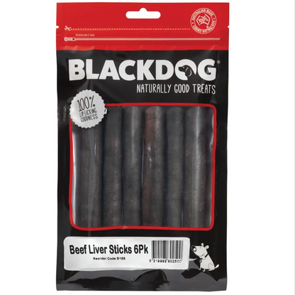 Black Dog Beef Liver Sticks multiple sizes - Macaw And Friends