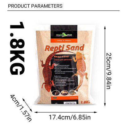 Reptile Sand Climbing Mat Pet Feeding Box Terrarium Landscaping Accessories - Yellow - Macaw And Friends