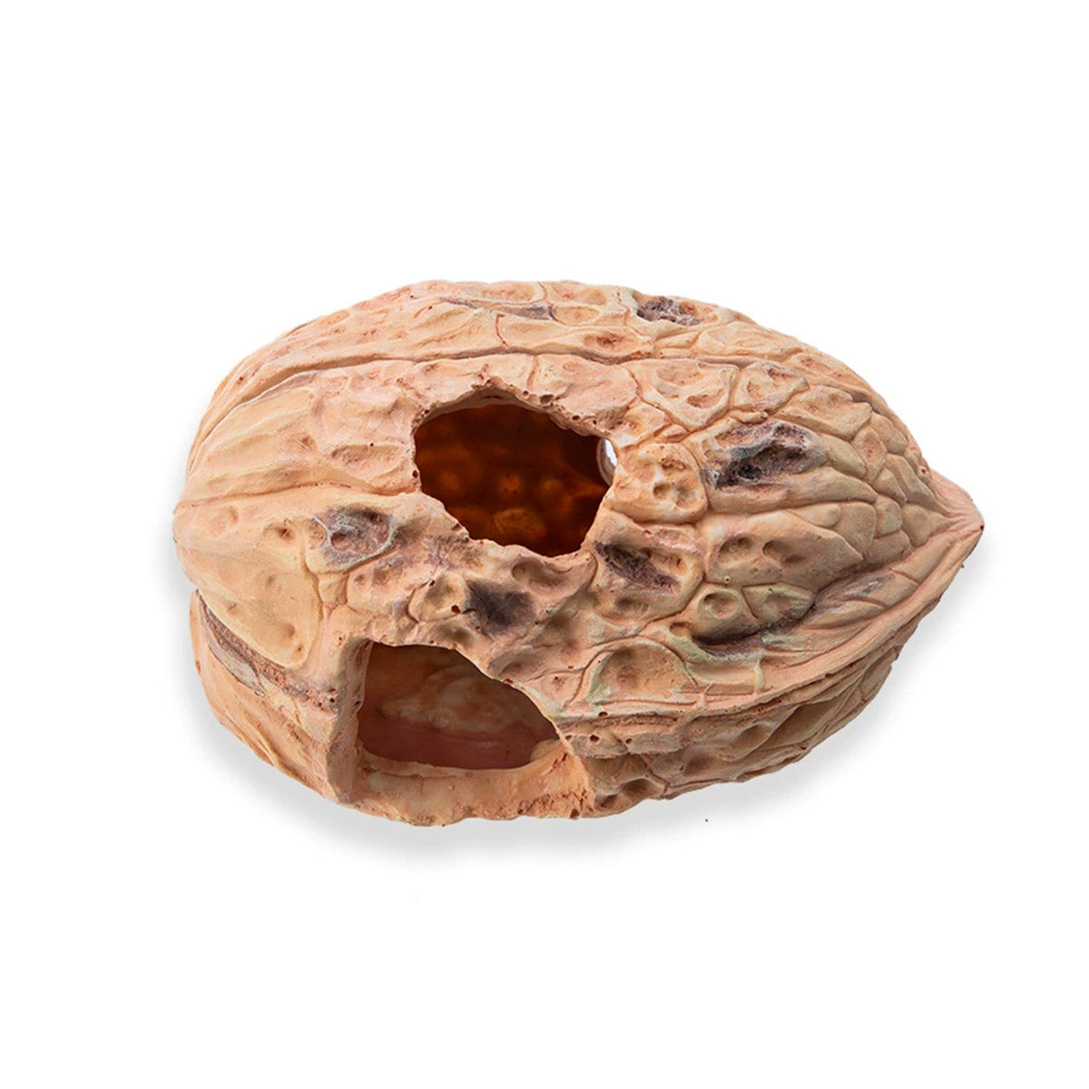 Pet Climbing Shelter Simulated Walnut Resting Box Small Animal Hideaway Decor - Macaw And Friends