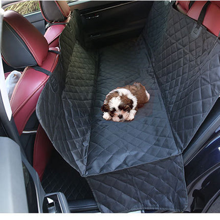 Macaw and Friends heavy-duty waterproof dog car seat cover with side flaps, non-slip, scratchproof hammock for cars, trucks, SUVs.