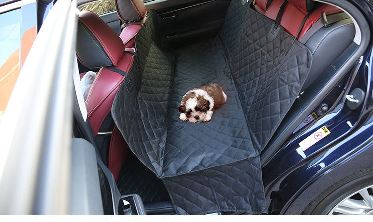 Heavy Duty Dog Car Seat Cover with Side Flaps, Waterproof Pet Back Seat Cover,  Non-Slip  Scratchproof Dog Hammock for Cars, Trucks and SUVs - Macaw And Friends