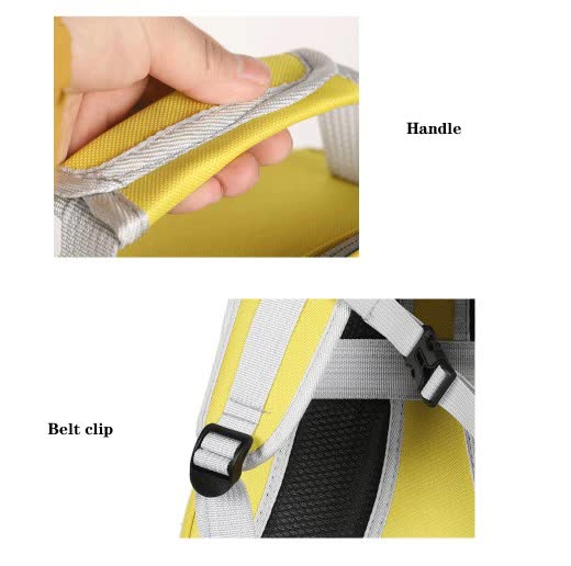 Pink Stylish Transparent PVC Pet Carrier Backpack - Large Capacity, Multi-Use for Birds & Cats(Including Wooden Stick) - Macaw And Friends