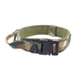 L Camouflage Tactical Dog Collar - Heavy Duty Nylon Pet Collar for Medium & Large Dogs, Adjustable (3.8cm Width) - Macaw And Friends