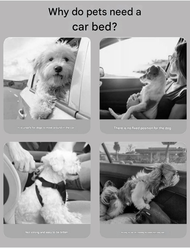 Turquoise Plush Dog Car Booster Seat - 2-in-1 Travel Bed for Small Dogs with Washable Cover - Macaw And Friends