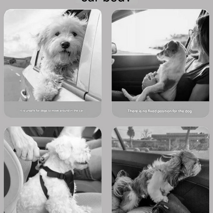 Pink plush dog car booster seat by Macaw and Friends, 2-in-1 travel bed for small dogs with washable cover, comfortable and cozy.