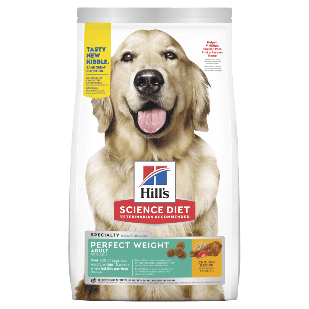 Hill’s – Science Diet – Adult Dog – Perfect Weight 11.34kg