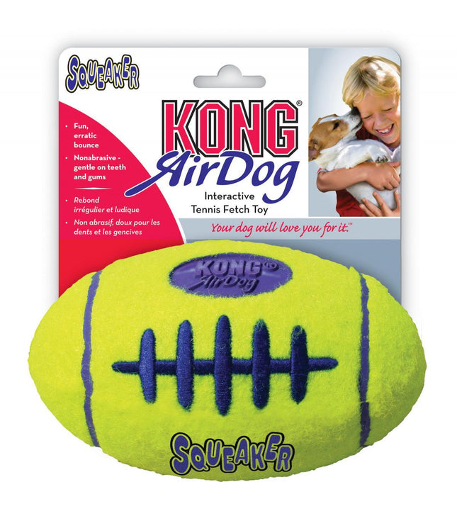 KONG AirDog Squeaker Football Large